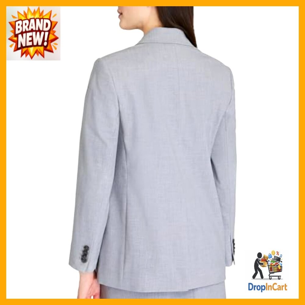 Lightweight Wool Blazer Double Breasted Relaxed F… - image 3